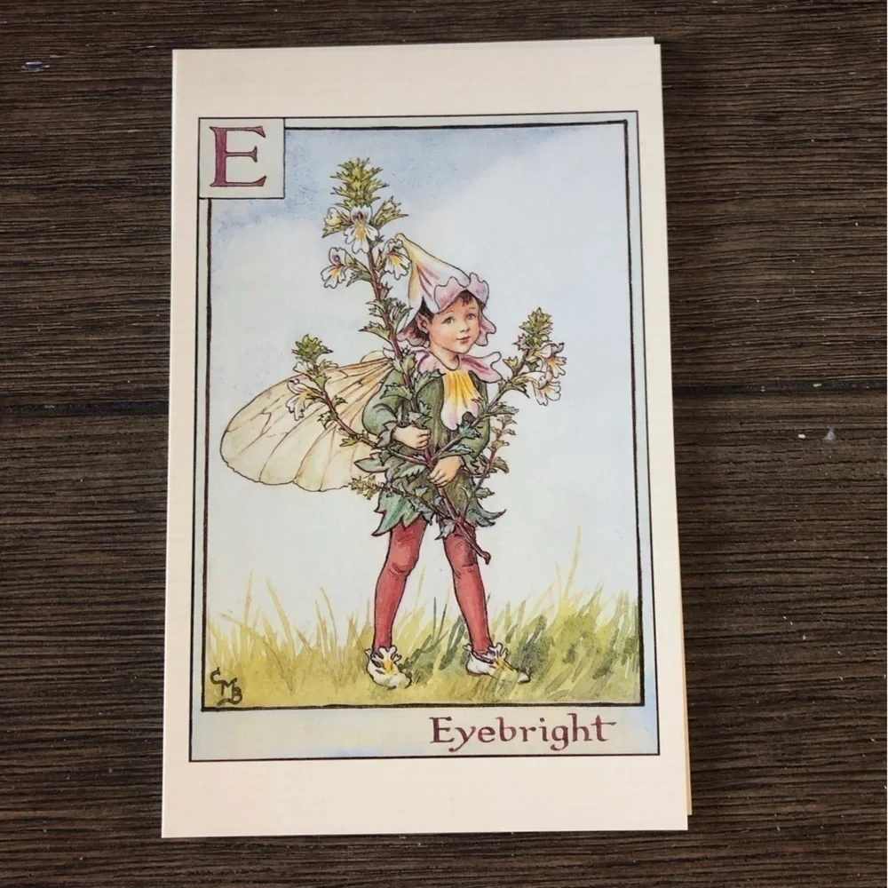 Garden Flower Fairies by: Cicely Mary Barker postcard set #9